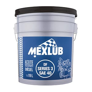 ACEITE MEXLUB DIESEL SERIES 3, SAE 40 DF CUBETA 19L