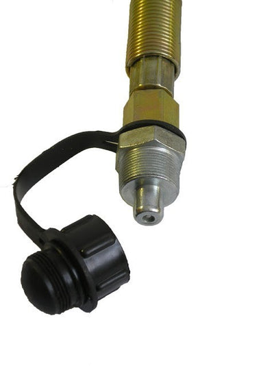 Bomba manual hidráulica con manómetro (10.000 psi - 165 in³) (B-700AB)