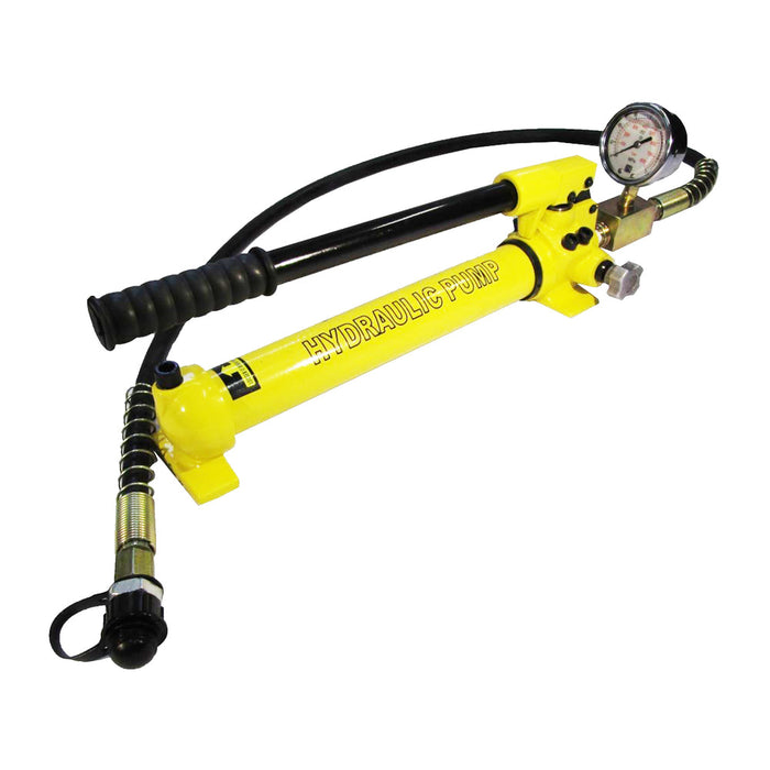 Bomba manual hidráulica con manómetro (10.000psi - 21in³) (B-700CB)
