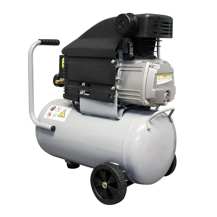 COMPRESOR D/AIRE DIRECTO LUBRICADO MOTOR 2HP CAP. 24 L 110 V  W-60024