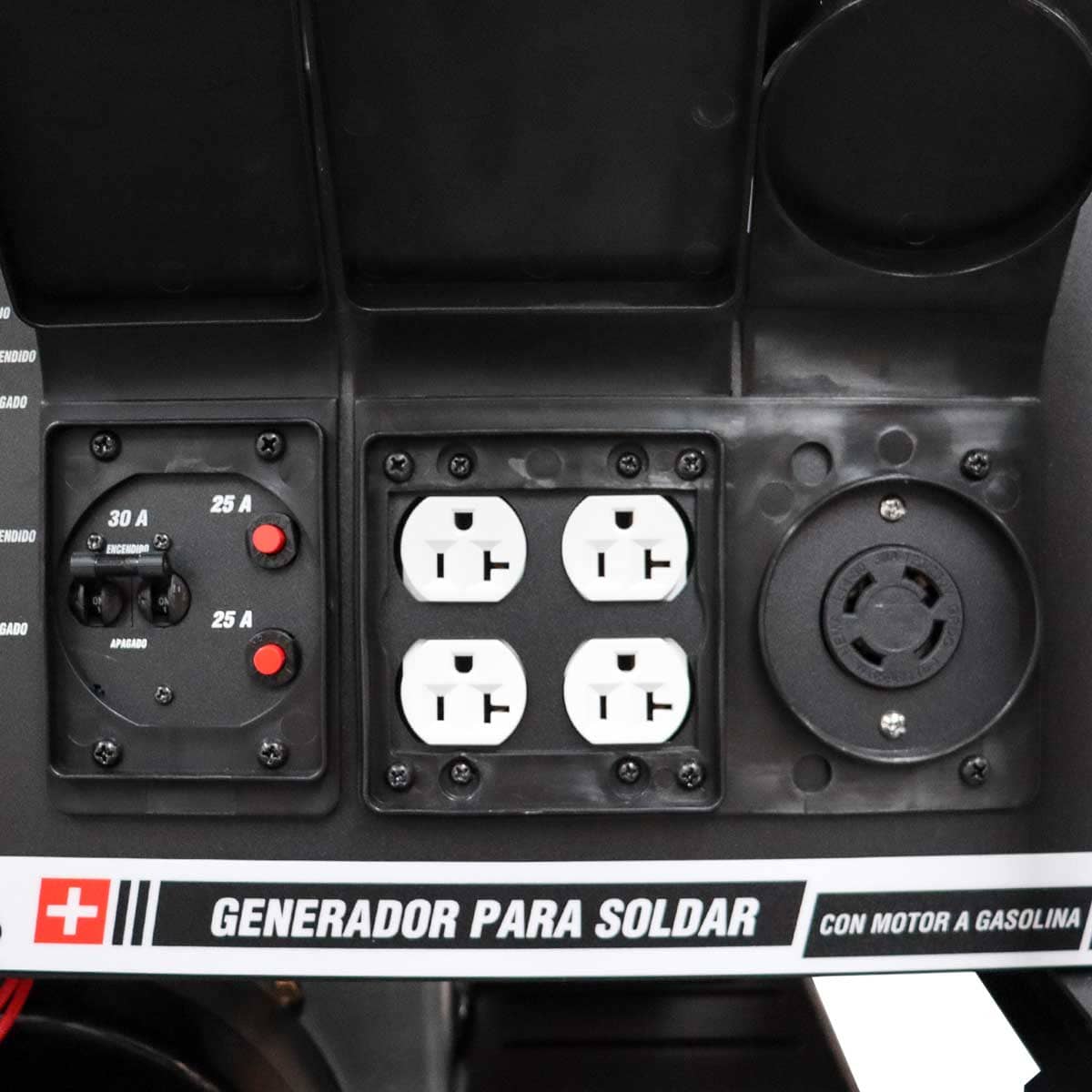 GENERADOR P/SOLDAR C/MOTOR A GASOLINA LONCIN 195A 6500W (INICIO ELEC. 110/220V) Z-67105