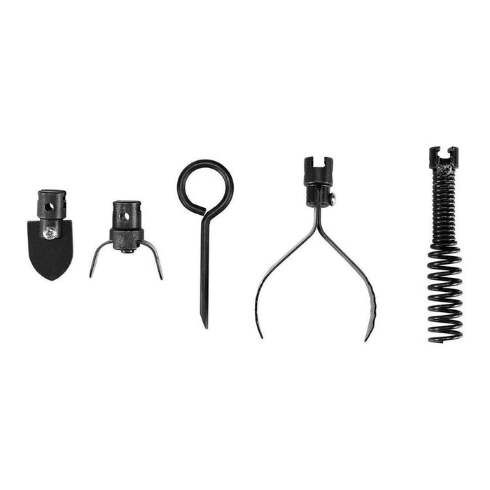 Destapador de drenajes con sonda elevtrica de 50ft, mando reversible marca Bauer.