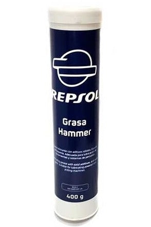Grasa para lubricar puntas de martillo demoledor hidraulico, neumáticos y electricos, aplica plica equipos de retroexcavadoras, presentación  400g