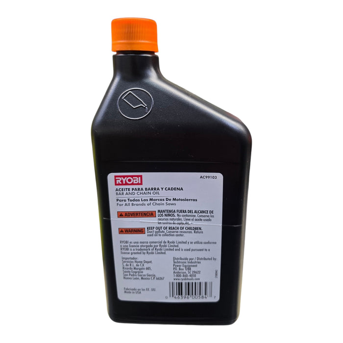 Aceite para barra y cadena de motosierra
