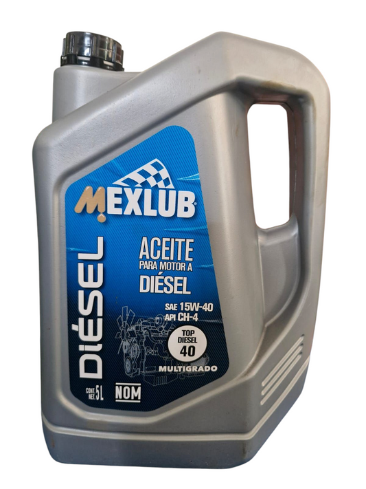Garrafas 5L de aceite top diesel 40, 15w40 Diesel CH-4
