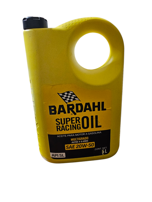 Aceite para auto de +6 años Bardahl Super Racing Oil SAE 20W50 API SL